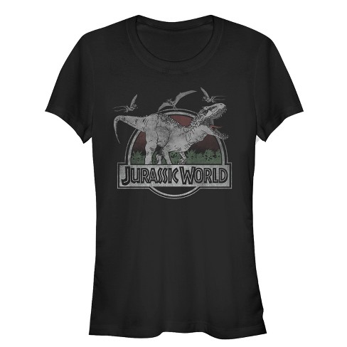 Juniors Womens Jurassic World T. Rex and Pterodactyls T-Shirt - image 1 of 3