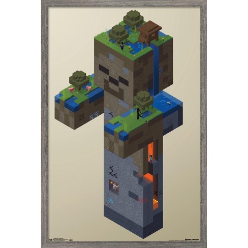 Trends International Minecraft - Ender Dragon Framed Wall Poster