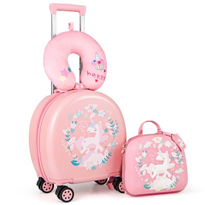 Infans 4-Piece Kid’s Luggage Set w/ 14" Carry-on Hardside Spinner Toddler Luggage
