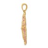 Black Bow Jewelry 14k Yellow Gold Pink Enameled Starfish Pendant - 2 of 4