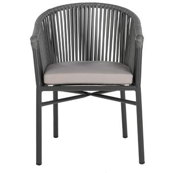 Kofi Rope Chair  (Set of 2) - Grey - Safavieh.