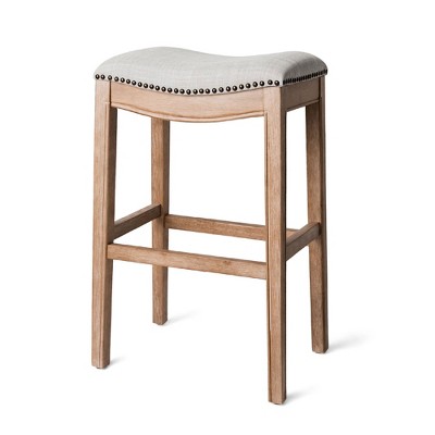 Maven Lane Adrien Backless Saddle Kitchen Stool