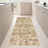 Rug for Living Room,Floral Print Area Rugs,Washable Non-Slip Modern Stain Resistant Low-Pile Carpet for Bedroom Dining Nursery Mat with Rubber Back - 3 of 4