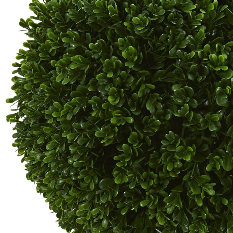 3.5ft Boxwood Double Ball Artificial Topiary Tree - Nearly Natural, 3 of 5