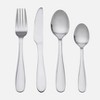 DOMETOUR 24-Piece Stainless Steel Flatware Set Service for 6 People Silver - 2 of 4