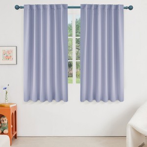 Deconovo 52" Back Tab Thermal Blackout Curtains (2 Panels) - 1 of 4