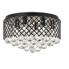 Elegant Lighting Tully 6 light Matte Black Flush Mount - 4 of 4