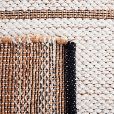 Ivory Elegance Hand-Knotted Wool & Cotton Area Rug - 3' x 5'