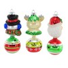 Shiny Brite 6.0 Inch Holiday Splendor Figure Christmas Ornament Tree Ornament Sets - 3 of 3