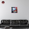 Notoriart Colorful Soccer Sneaker Splash Soccer Wall Art Framed - 2 of 4