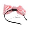 Unique Bargains Women's Fashion Satin Bow Knot Headband 0.31 Inch Wide 1 Pc - 4 of 4
