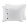 Gracie Mills Lucius 3-Piece Waffle Texture Woven Cotton Comforter Set - 3 of 4
