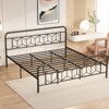 Infans King Size Bed Frame Mattress Foundation w/ Headboard 12.5" Under-bed Storage - 3 of 4
