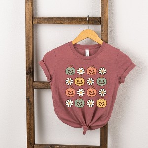 The Juniper Shop Pumpkin Daisies Kids Short Sleeve Tee - 1 of 2