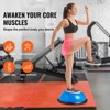 VEVOR Half Exercise Ball Trainer, 23 inch Balance Ball Trainer, 660lbs Capacity Stability Ball, Yoga Ball with Resistance Bands & Foot Pump - 3 of 4