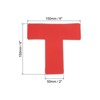 Unique Bargains PVC 5s Location T-Shaped Floor Corner Markers 8 Pcs - 2 of 4