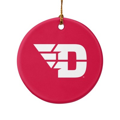 University of Dayton Flyers Logo Porcelain Holiday Christmas Tree Ornament
