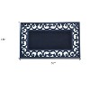 HomeRoots 18" X 30" Black Rubber Outdoor Door Mat - 3 of 4