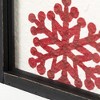 20"H Sullivans Holiday Snowflake Wall Decor - Set of 2  Multicolored - 2 of 3
