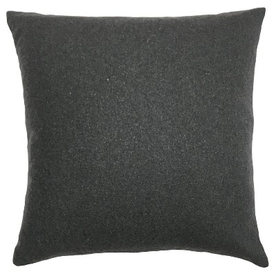 18"x18" Gris Square Throw Pillow Gray - The Pillow Collection