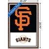 Trends International MLB San Francisco Giants - Logo 22 Framed Wall Poster Prints - 3 of 4