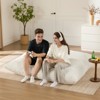 GYIIYUO 76"*56" Giant 3 in 1 Bean Bag Chairs for Adult with Machine Washable Cover Corduroy - 3 of 4