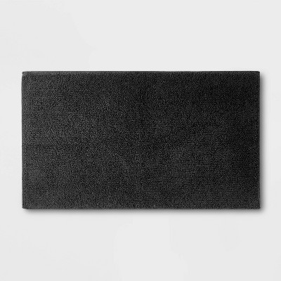 24&#34;x40&#34; Looped Bath Rug Black - Casaluna&#8482;