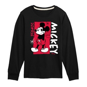 Boys' - Disney - Mickey Iconic Long Sleeve Graphic T-Shirt - 1 of 4