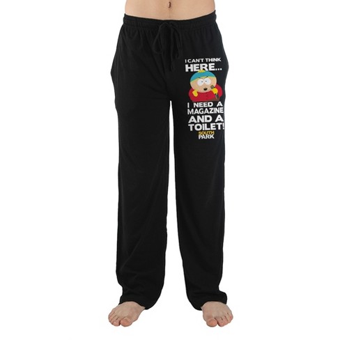 South Park Cartoon Cartman Mens Black Sleep Pajama Pants-3x-large : Target