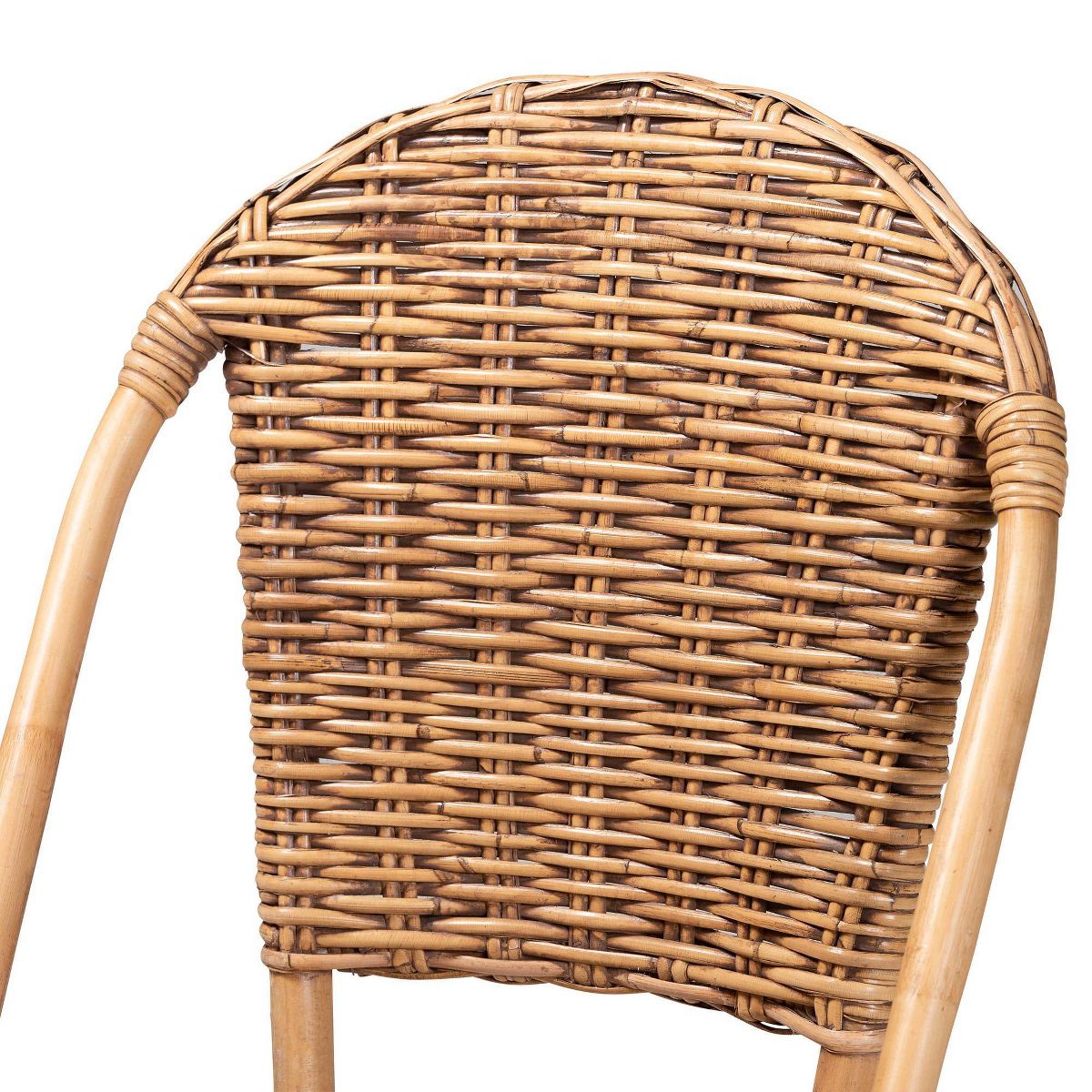 Neola Natural Rattan Dining Chair Set Brown - bali & pari: Handcrafted, No Assembly Required - thumbnail 6