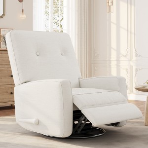 Garvee 360° Swivel Rocker Recline for Adults, Glider Rocking Recliner Nursery Chair for Living Room, Bedroom, Office, Linen - 1 of 4