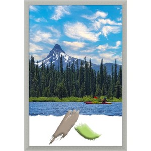 Amanti Art Silver Leaf Wood Picture Frame - 1 of 4