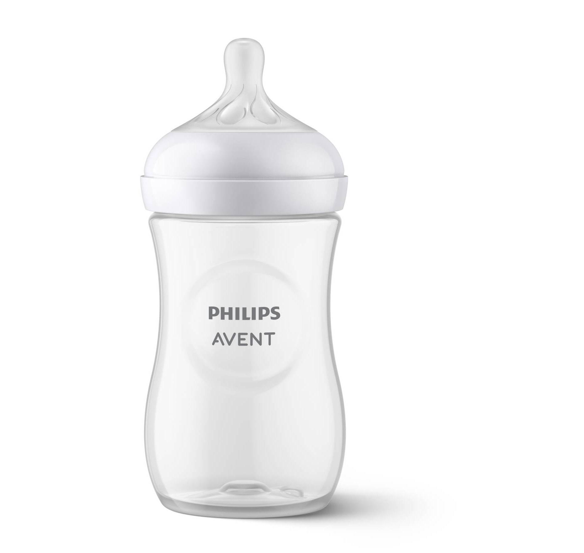 Philips Avent Natural Baby Bottle with Natural Response Nipple - Clear - 9oz