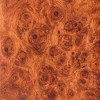 6" Double Sided Burl Wood Pattern Canvas Room Divider Brown - Oriental Furniture - 3 of 4