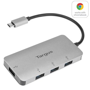 Targus USB-C to 4-Port USB-A Hub - 1 of 4