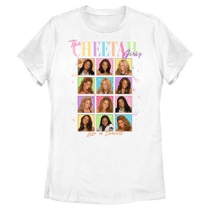 Womens The Cheetah Girls Colorful Portrait Grid T Shirt - 1 of 4