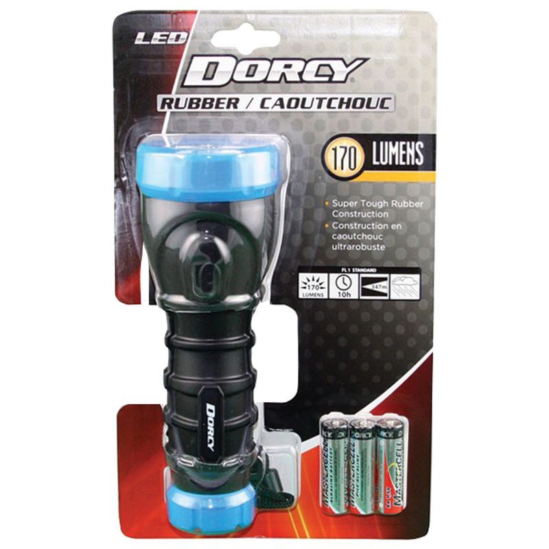 Dorcy® 180-Lumen LED TPE Rubber Flashlight, 5 of 8