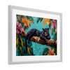 Stupell Industries Lazy Day Black Leopard Framed Print Under Glass Art - 2 of 4