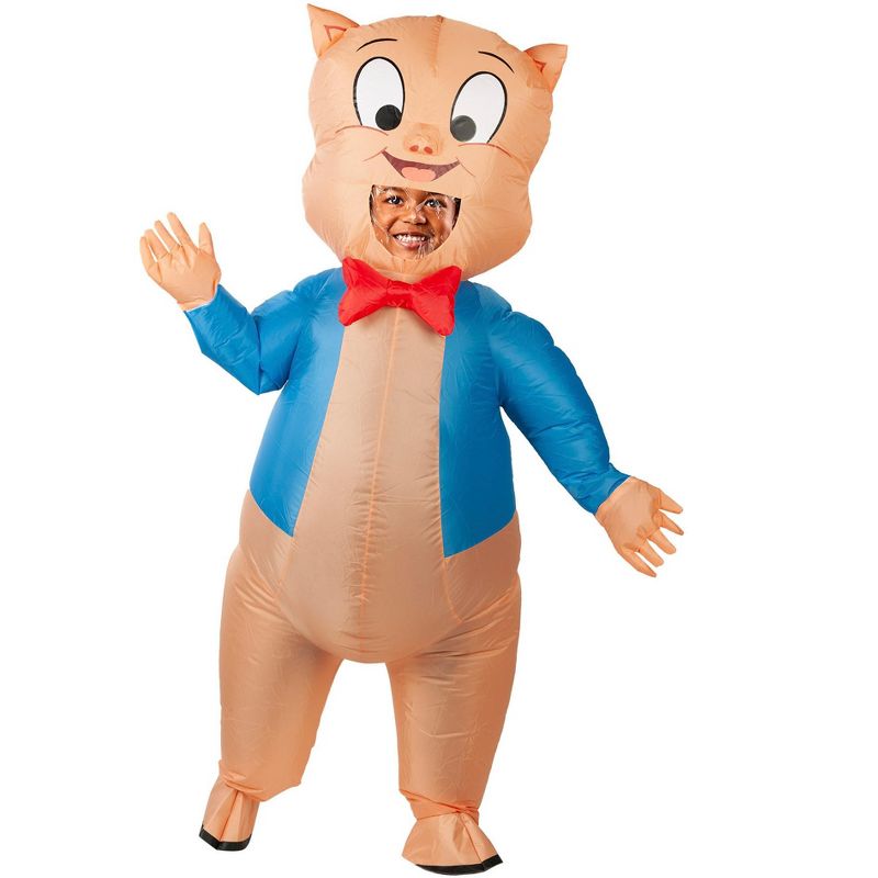 Rubies Looney Tunes: Porky Pig Child Inflatable Costume Standard, 1 of 3