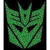 Women's Transformers St. Patrick's Day Cloverfield Decepticon Logo T-Shirt - 2 of 4