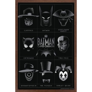 Trends International DC Batman: Caped Crusader - Grid Framed Wall Poster Prints - 1 of 4