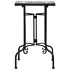 vidaXL Mosaic Side Table, Black and White, Ceramic - 2 of 4