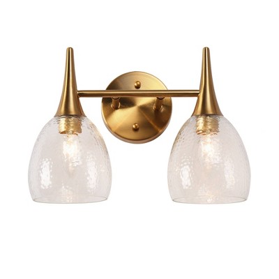 LNC Cymerlarity Polished Gold LED Vanity Light Bar