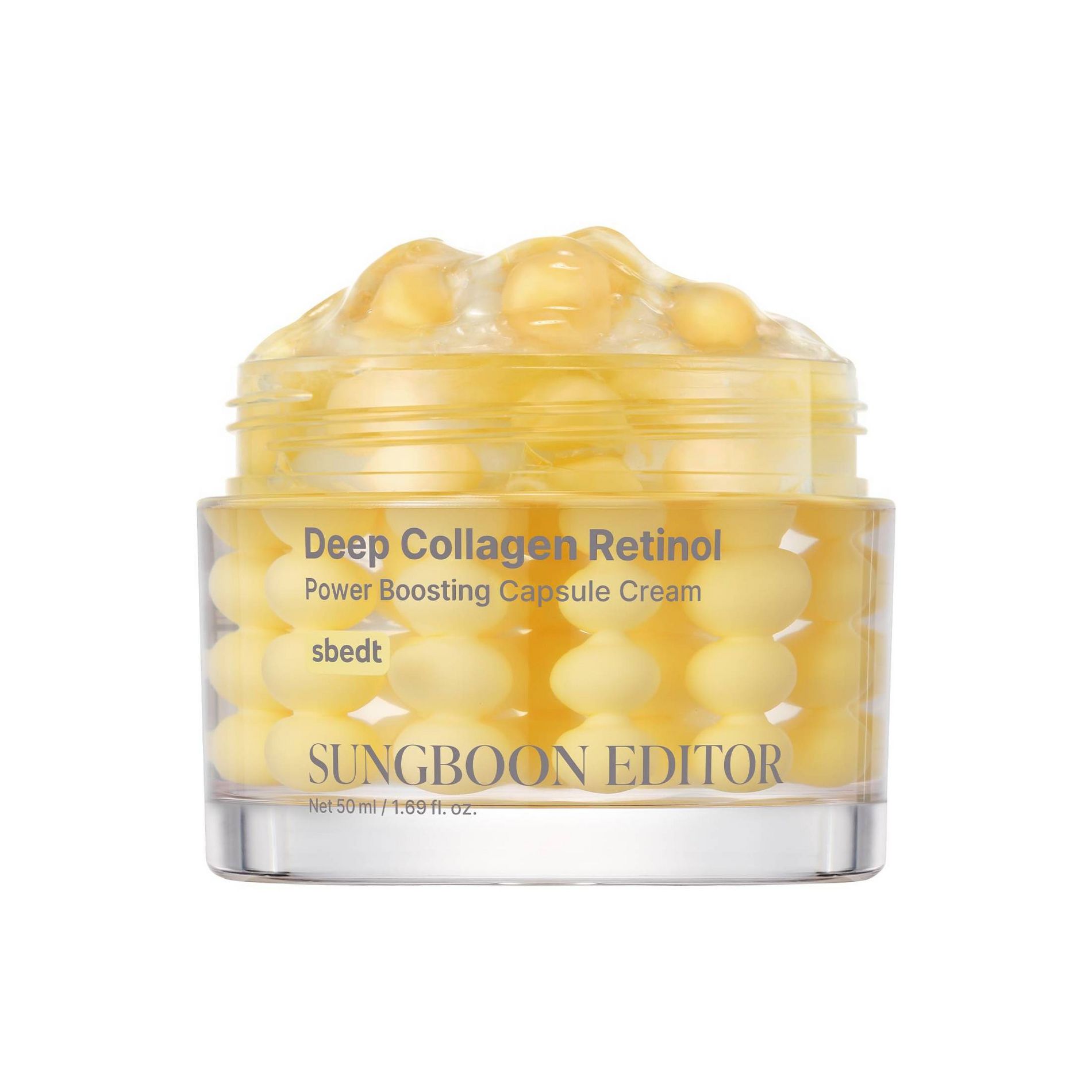 SUNGBOON EDITOR Deep Collagen Retinol Power Boosting Capsule Daily Face Moisturizer - Travel Size - 1.69 fl oz - Beauty Studio