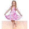 Lev Baby Girls' Viscose from Bamboo Short Sleeve Dress – Pink Marble Print - 3 of 4