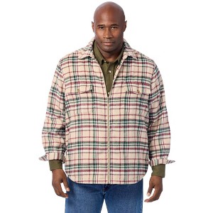 KingSize Brawny Zip Up Shirt Jacket - 1 of 4