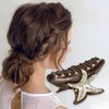 Unique Bargains Women's Elegant Starfish Hair Clips 4.06"x1.73"x2.40" 1 Pc - 2 of 3