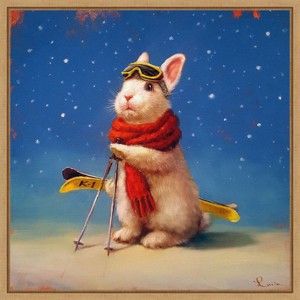 Amanti Art 22"x22" First Snow by Lucia Heffernan Framed Canvas Wall Art Print - 1 of 4