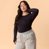 Blogilates Women's Twisty Long Sleeve Top - 3 of 4