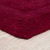 2pc Solid Bath Mat Set Burgundy - Yorkshire Home - image 4 of 4